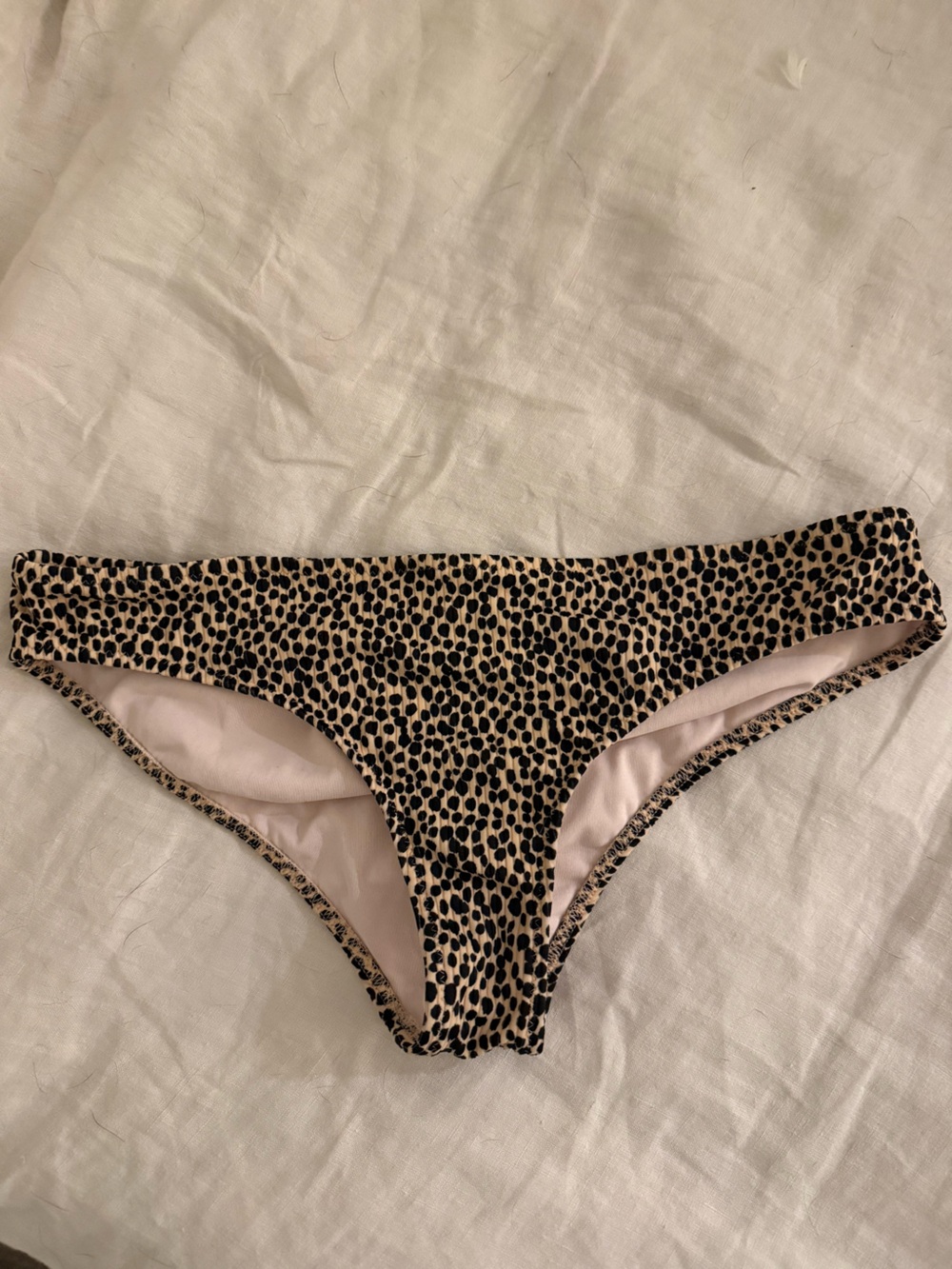 Shade & Shore Cheetah Print Cheeky Bikini Bottom